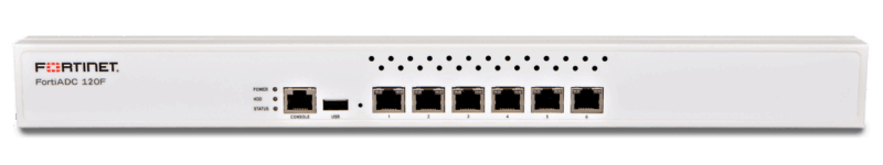 FortiADC-120F: Controlador de entrega de aplicaciones: 6 puertos 10/100/1000, 1 almacenamiento SSD de 60 GB.