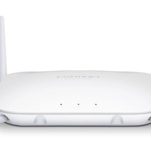 FortiAP-243K: Punto de acceso inalámbrico para interiores (Wi-Fi 7 tribanda 2,4/5/6 GHz 2+2+2, 2 transmisiones y 4 radios). Antenas externas, 1 RJ45 10/100/1000, 1 RJ45 100/1000/2500/5000/10000 Base-T, Bluetooth/BLE, 1 USB tipo A, 1 puerto serie RS-232 RJ45.